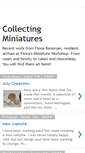 Mobile Screenshot of collectingminiatures.blogspot.com