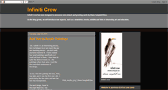 Desktop Screenshot of infiniticrow.blogspot.com