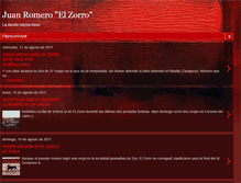 Tablet Screenshot of juanromero-elzorro.blogspot.com