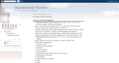 Desktop Screenshot of organizationaltheories.blogspot.com