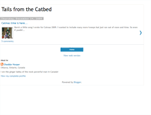 Tablet Screenshot of catbed.blogspot.com