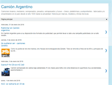 Tablet Screenshot of camionargentino.blogspot.com