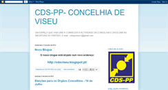 Desktop Screenshot of cds-pp-viseu.blogspot.com