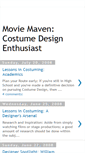 Mobile Screenshot of moviemavencostumedesign.blogspot.com