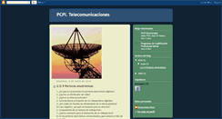 Desktop Screenshot of pcpitelecomunicaciones.blogspot.com