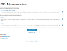 Tablet Screenshot of pcpitelecomunicaciones.blogspot.com