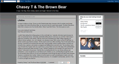 Desktop Screenshot of chaseytandbrownbear.blogspot.com