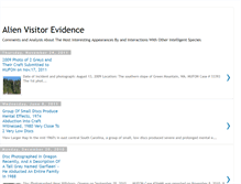 Tablet Screenshot of alienvisitorevidence.blogspot.com