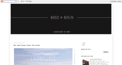 Desktop Screenshot of basedinberlin.blogspot.com