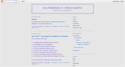 Desktop Screenshot of nathreee.blogspot.com