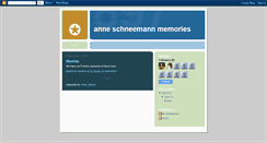 Desktop Screenshot of anneschneemann.blogspot.com