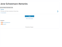 Tablet Screenshot of anneschneemann.blogspot.com