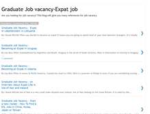 Tablet Screenshot of graduate-job-vacancy.blogspot.com