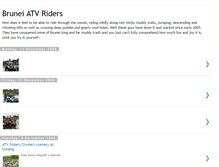 Tablet Screenshot of bruneiatvriders.blogspot.com