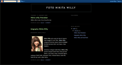 Desktop Screenshot of foto-nikita-willy.blogspot.com