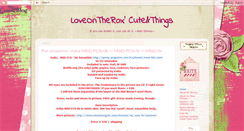 Desktop Screenshot of loveontheroxcutethings.blogspot.com