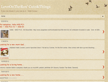 Tablet Screenshot of loveontheroxcutethings.blogspot.com