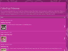 Tablet Screenshot of cakepopprincess.blogspot.com