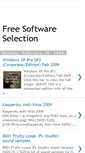 Mobile Screenshot of freesoftwareselection.blogspot.com