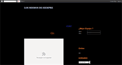 Desktop Screenshot of losmismosdesiempre09.blogspot.com