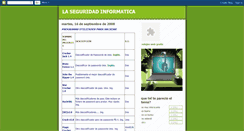 Desktop Screenshot of laseguridadinformatica2.blogspot.com