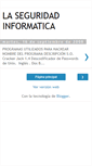 Mobile Screenshot of laseguridadinformatica2.blogspot.com