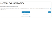 Tablet Screenshot of laseguridadinformatica2.blogspot.com