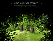 Tablet Screenshot of meioambientetecnico.blogspot.com