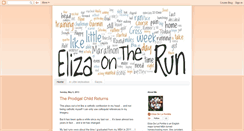 Desktop Screenshot of elizaontherun.blogspot.com
