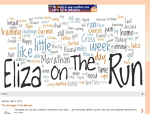 Tablet Screenshot of elizaontherun.blogspot.com