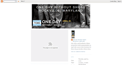 Desktop Screenshot of onedaywithoutshoesmd.blogspot.com