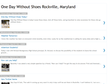 Tablet Screenshot of onedaywithoutshoesmd.blogspot.com