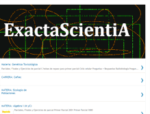 Tablet Screenshot of exactascientia-parciales.blogspot.com