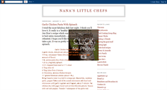 Desktop Screenshot of nanaslilchefs.blogspot.com