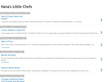 Tablet Screenshot of nanaslilchefs.blogspot.com