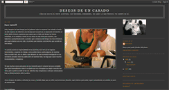 Desktop Screenshot of deseosdeuncasado.blogspot.com