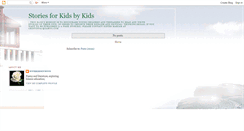 Desktop Screenshot of kidsstoriess.blogspot.com