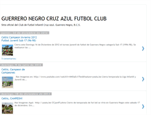 Tablet Screenshot of cruzazulgronegro.blogspot.com