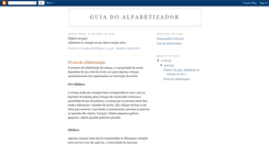 Desktop Screenshot of guiadoalfabetizador.blogspot.com