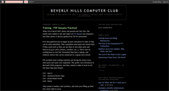 Desktop Screenshot of bhcomputerclub.blogspot.com