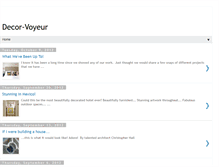 Tablet Screenshot of decor-voyeur.blogspot.com