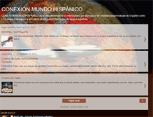 Tablet Screenshot of conexaomundohispanico.blogspot.com