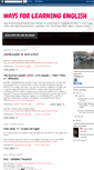 Mobile Screenshot of claudiafulano-waysforlearningenglish.blogspot.com