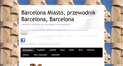 Desktop Screenshot of barcelona-miasto.blogspot.com