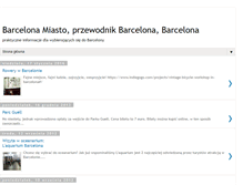 Tablet Screenshot of barcelona-miasto.blogspot.com