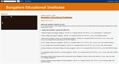 Desktop Screenshot of bangalore-education.blogspot.com