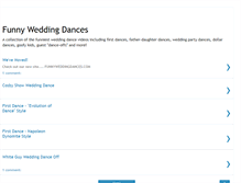 Tablet Screenshot of funnyweddingdances.blogspot.com