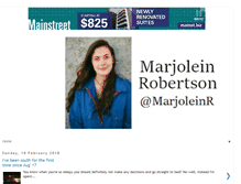 Tablet Screenshot of marjoleinrobertson.blogspot.com