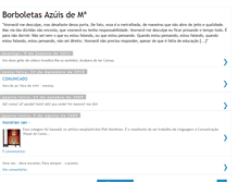 Tablet Screenshot of borboletasazuisdemaria.blogspot.com