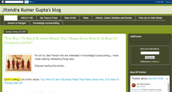 Desktop Screenshot of jitendrakumargupta.blogspot.com